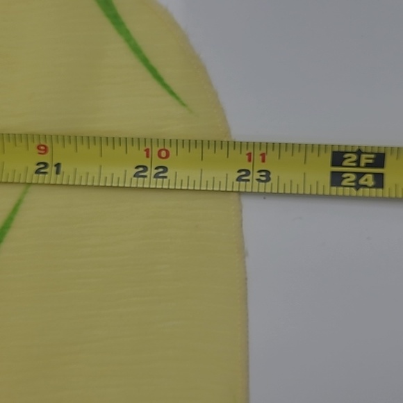 Scarf Wrap Buttery Yellow Calla Lillies Floral Sheer Chiffon Vintage Lightweight - Picture 7 of 8